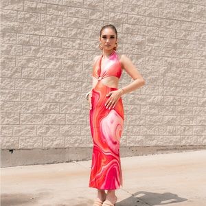 FARAI LONDON GAIA LONG DRESS